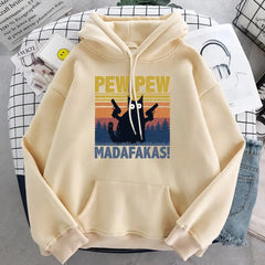 Cat Pew Pew Madafakas Hoodie