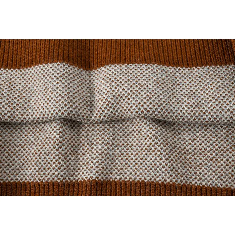 CATCASE Embroidered Knitted Oversize Sweater Bear Design