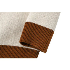 CATCASE Embroidered Knitted Oversize Sweater Bear Design