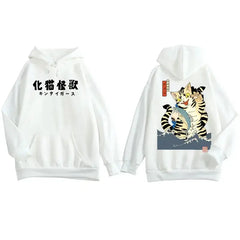 Cats Harajuku Oversize Hoodie Japan Style Casual Wear