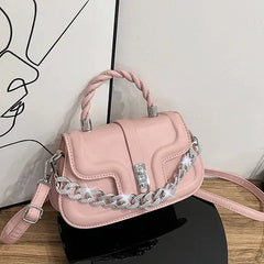 Chain And Closing Cute Quilted Bag