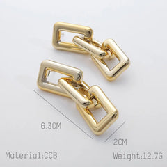 Chain Exaggerated Square Accessories