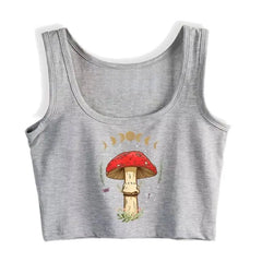 Charm Magical Mushroom Aesthetic Top