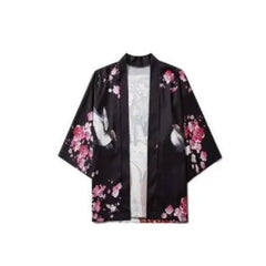 Cherry Blossom Geisha 3/4 Sleeve Kimono