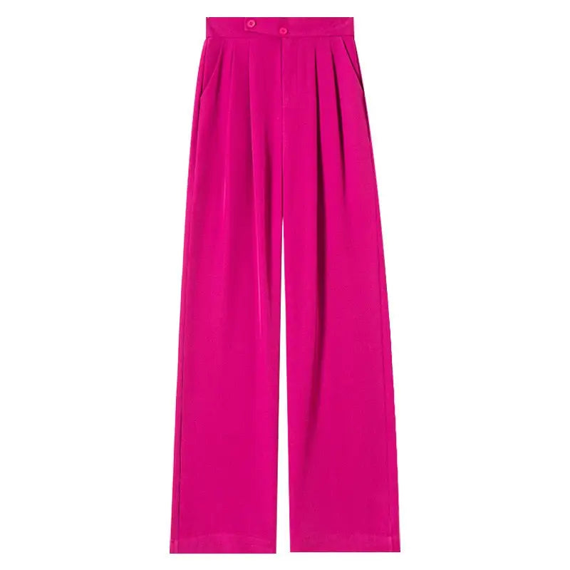 Chiffon High Waist Loose Wide Leg Pants