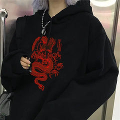 Chinese Dragon Harajuku Hoodie