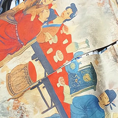 Chinese Mural Style Ancient Pantyhoose