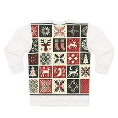 Christmas Sweatshirt Enchanted Yuletide Wonderland Print