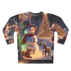 Christmas Sweatshirt with Enchanted Yule Radiance Print