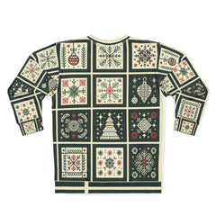 Christmas Sweatshirt with Scandinavian Festive Winter