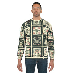 Christmas Sweatshirt with Scandinavian Festive Winter