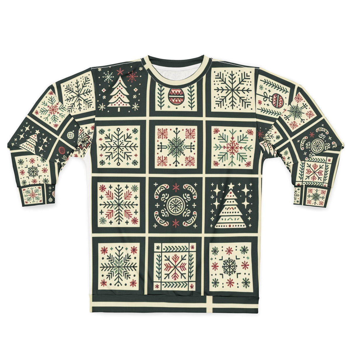 Christmas Sweatshirt with Scandinavian Festive Winter