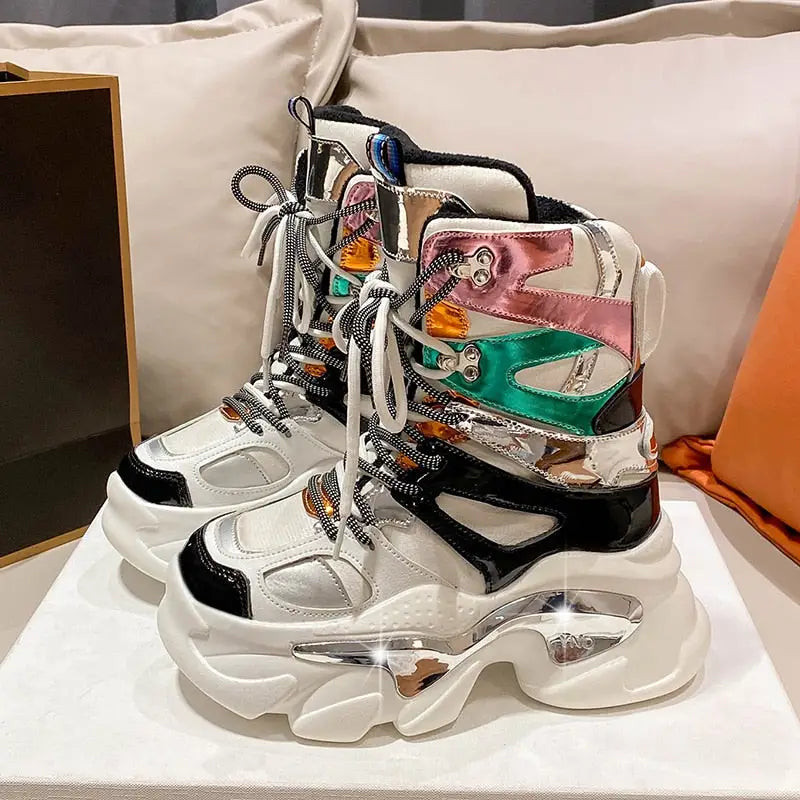 Chrome Colors Soft Platform Boots Euro Size Guide