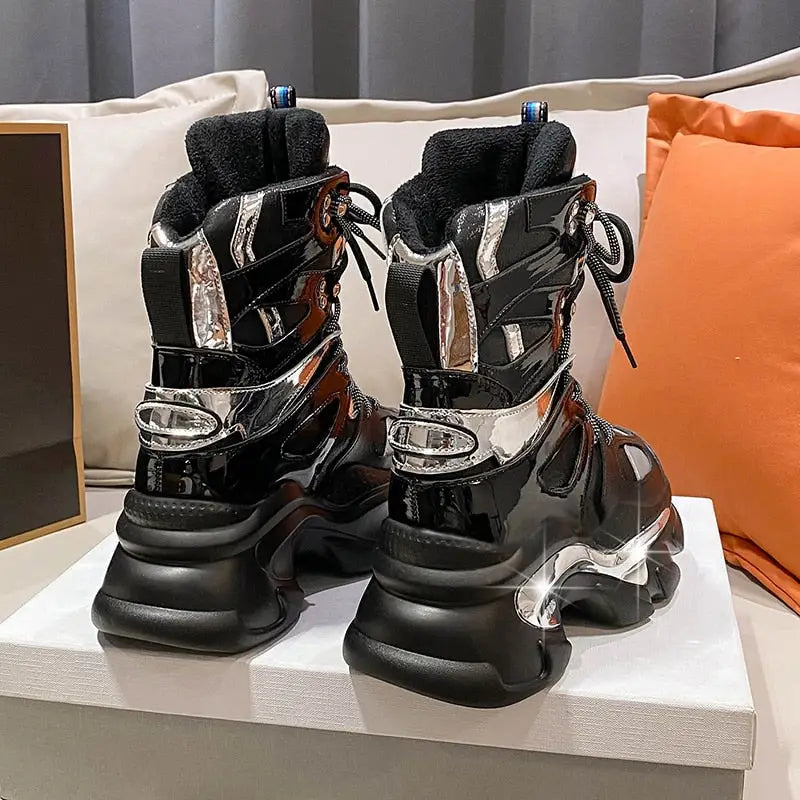 Chrome Colors Soft Platform Boots Euro Size Guide