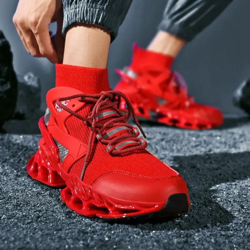 Chunky Breathable Lace Up Sneakers Euro Size