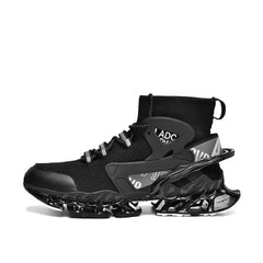 Chunky Breathable Lace Up Sneakers Euro Size Black / 39