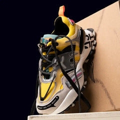 Chunky Lace Up Waterproof Sneakers for Everyday Wear