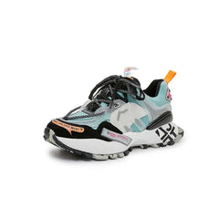 Chunky Lace Up Waterproof Sneakers for Everyday Wear Blue