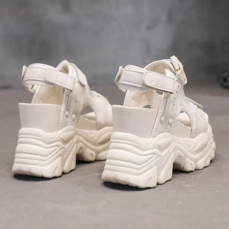 Chunky Platform Buckle Strap Sandals Euro Size