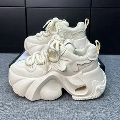 Chunky Platform Lace Sneakers Euro Size
