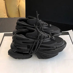 Chunky Platform Spaceship Lace Up Sneakers