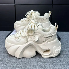 Chunky Platform Thick Lace Sneakers