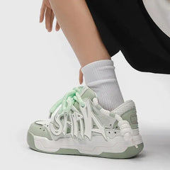 Chunky Platform Thick Lace Up Shita Sneakers