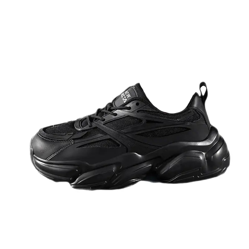 Chunky Slip Lace Sneakers with Non Sole Ensures Comfort