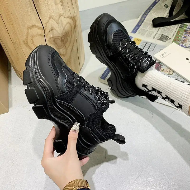 Chunky Sneakers Vulcanize Shoes for Foot Length and Width
