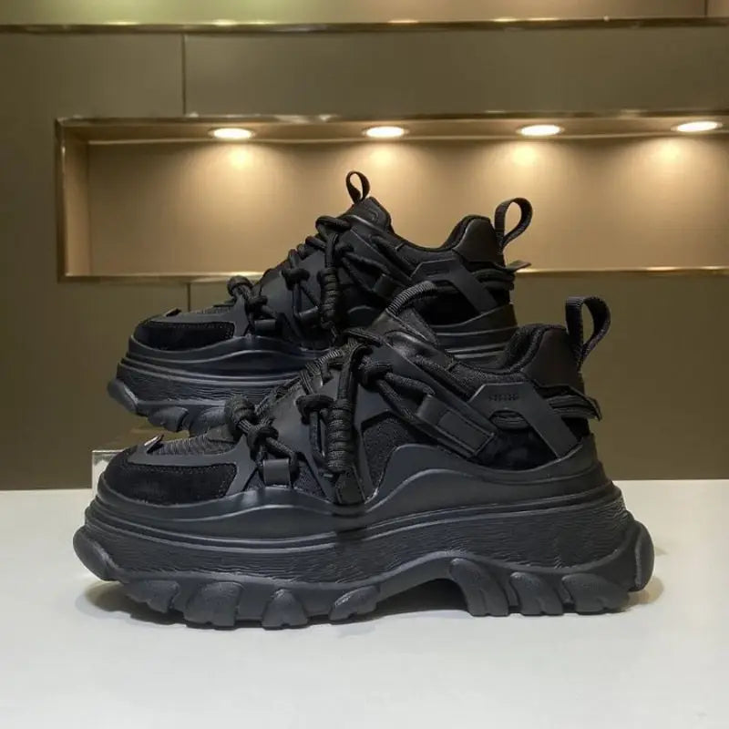 Chunky Vulcanized Platform Sneakers
