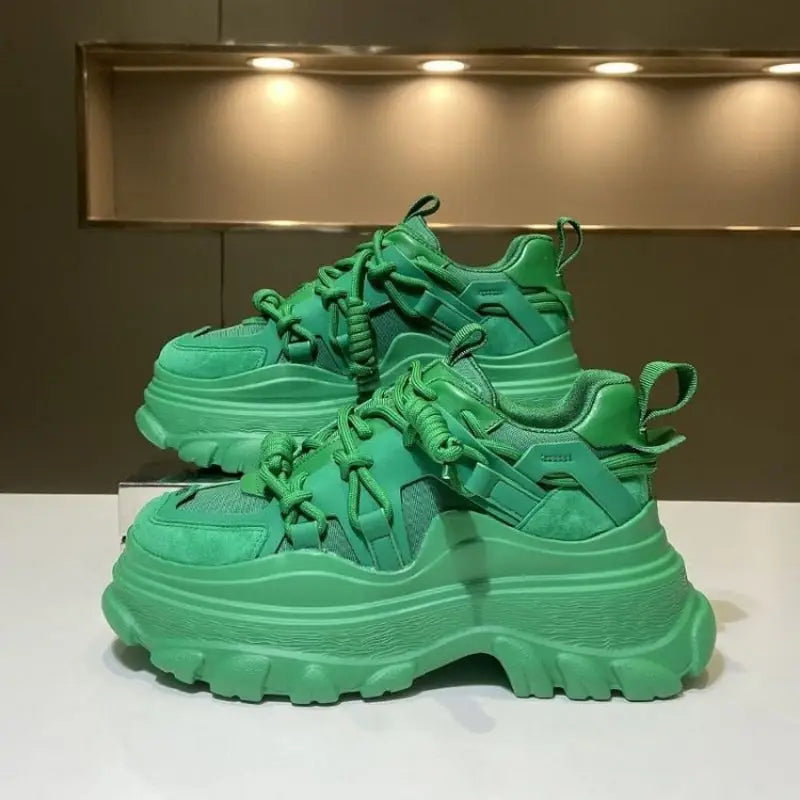 Chunky Vulcanized Platform Sneakers