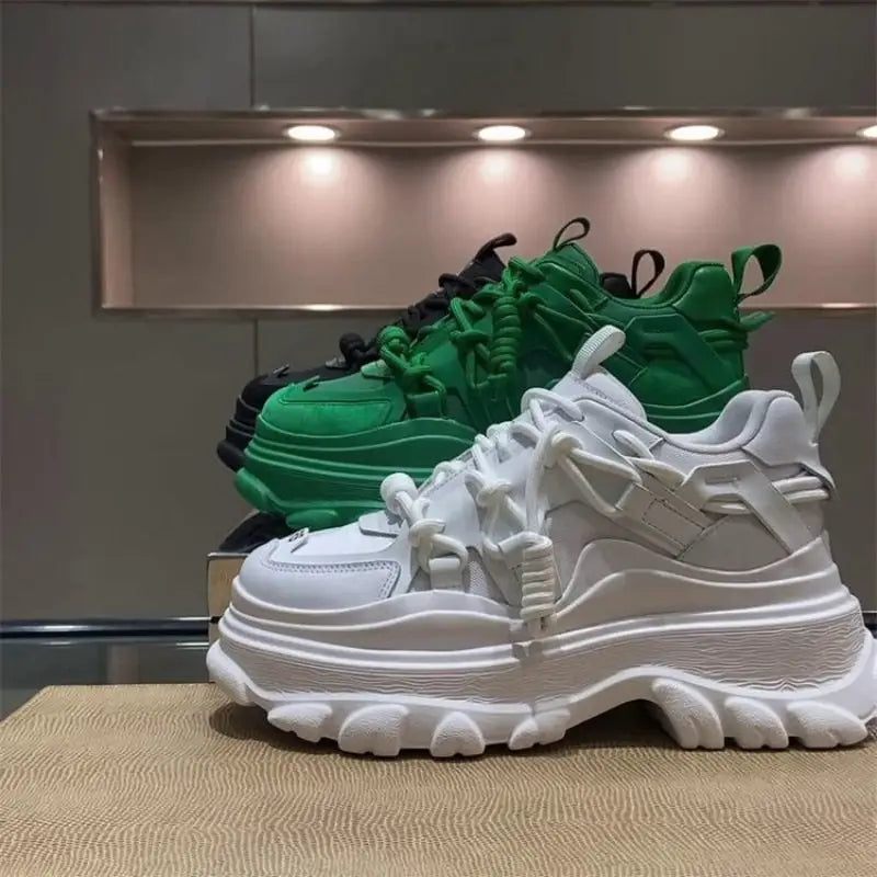 Chunky Vulcanized Platform Sneakers Euro Size Guide