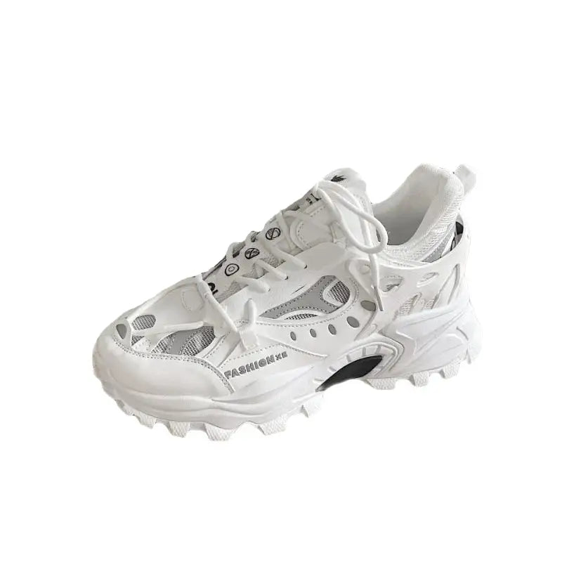 Chunky Waterproof Lace Up Sneakers Euro Size