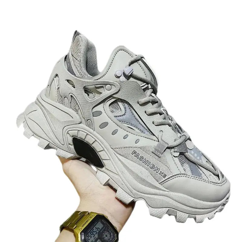 Chunky Waterproof Lace Up Sneakers Euro Size