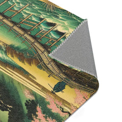 Classic Japanese Aesthetic Area Rug Beautifully Portrays