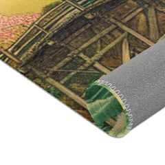 Classic Japanese Aesthetic Area Rug Beautifully Portrays