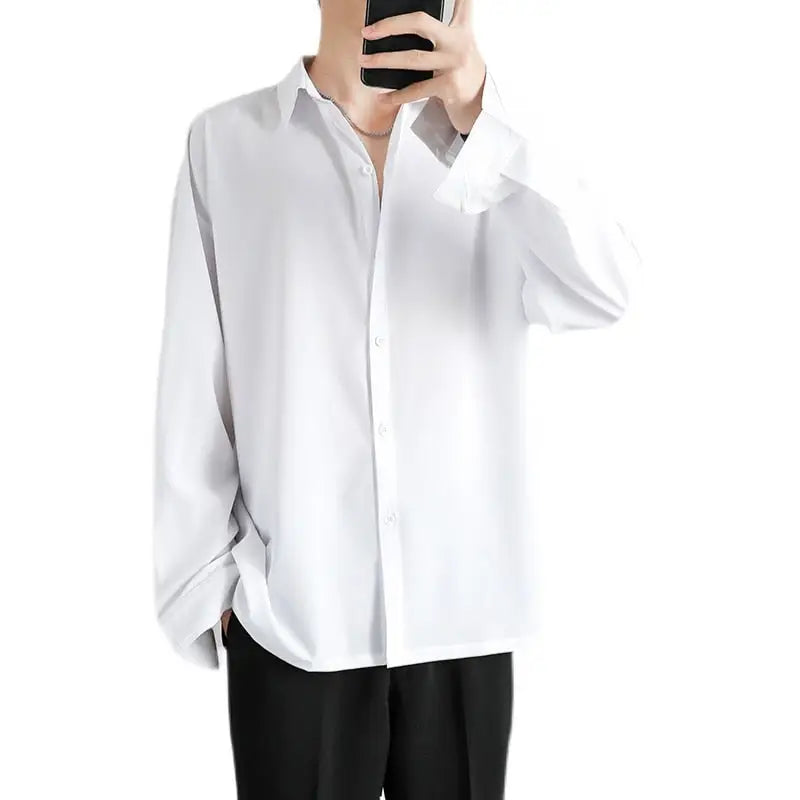 Classic Solid Long Sleeved Shirt