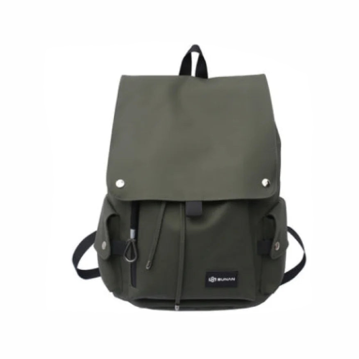 Color Contrast Multi-function Backpack - Green / One Size