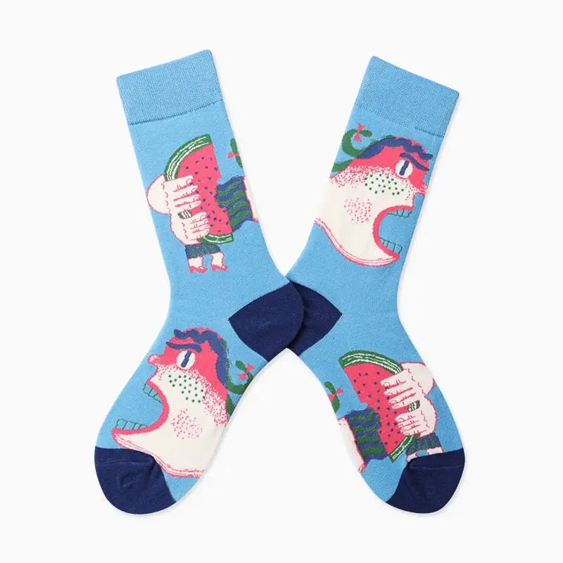 Colorful Cartoon Cotton Socks