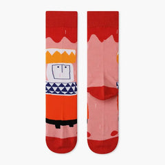 Colorful Cartoon Cotton Socks for EU35-43 US5-8.5