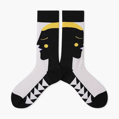 Colorful Cartoon Cotton Socks for EU35-43 US5-8.5