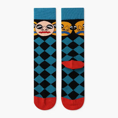 Colorful Cartoon Cotton Socks for EU35-43 US5-8.5 diamonds