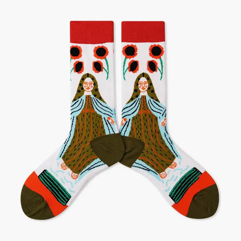 Colorful Cartoon Cotton Socks