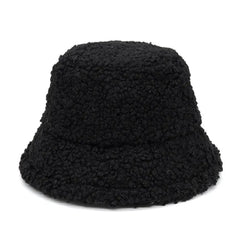 Colorful Faux Fur Bucket Hat