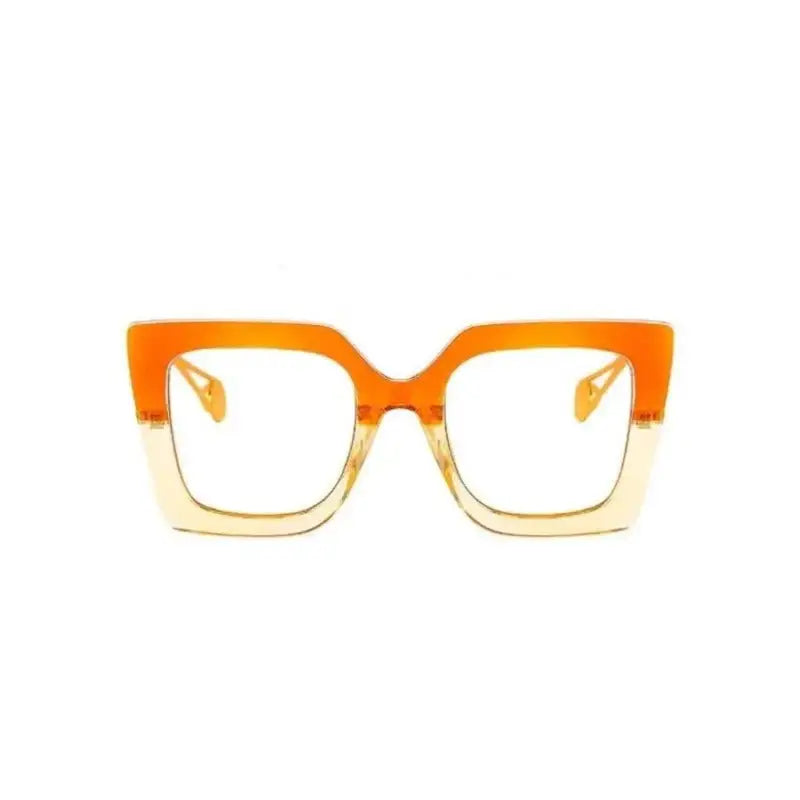 Colorful Oversized Square Eyeglass Frames for Everyday Wear
