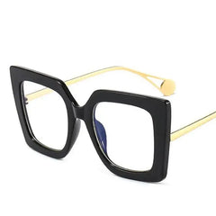 Colorful Oversized Square Eyeglass Frames