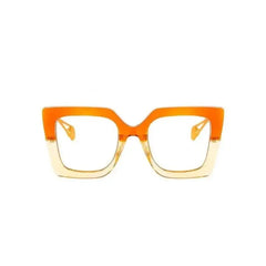 Colorful Oversized Square Eyeglass Frames