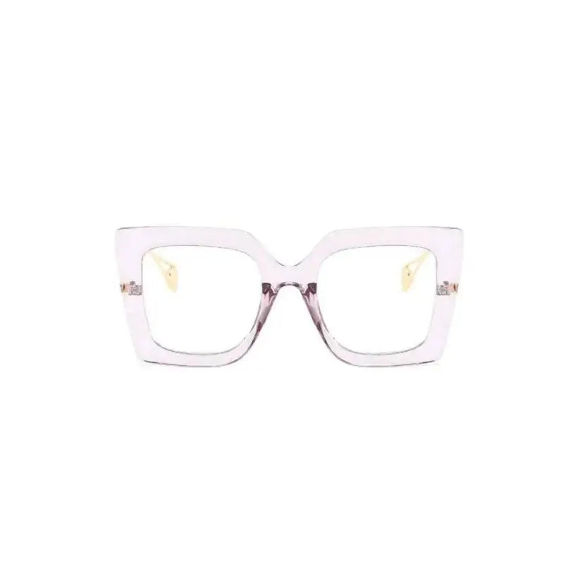 Colorful Oversized Square Eyeglass Frames