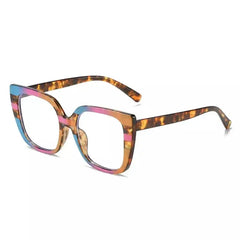 Colorful Square Anti-Glare Eyeglasses Frames - Color