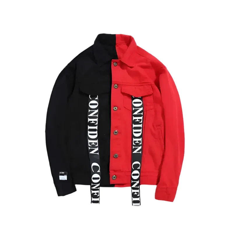 Confiden Denim Jacket Classic Distressed Trucker Style